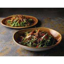 Churchill Stonecast Patina Coupe Plates Vintage Copper 324mm (6 Pack)