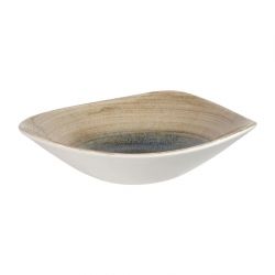 Churchill Stonecast Aqueous Triangular Bowls Bayou Taupe 21oz 235mm (12 Pack)