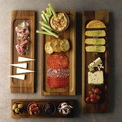 Churchill Alchemy Wood Medium Double Handled Boards 400 x 115mm