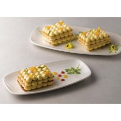 Churchill Isla Oblong Plates White 150 x 295mm (Pack of 12)