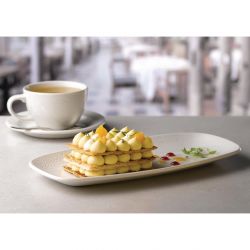 Churchill Isla Oblong Plates White 150 x 295mm (Pack of 12)