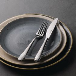 Churchill Stonecast Round Coupe Plate Peppercorn Grey 185mm (Pack of 12)