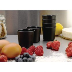 Matfer Bourgeat Exoglass Dariole Mould 60mm (6 Pack)