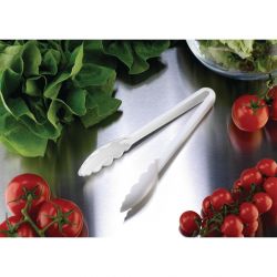 Matfer Bourgeat Exoglass Tongs White 9