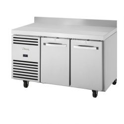 True Double Door Counter Fridge TCR1/2-CL-SS-DL-DR