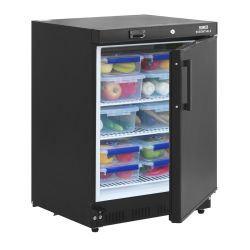 Nisbets Essentials Undercounter Refrigerator Black - 150Ltr