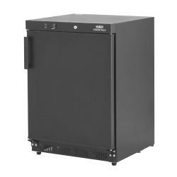 Nisbets Essentials Undercounter Freezer Black - 140Ltr