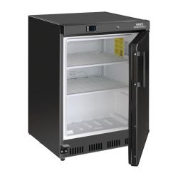 Nisbets Essentials Undercounter Freezer Black - 140Ltr