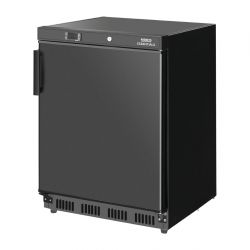 Nisbets Essentials Undercounter Freezer Black - 140Ltr
