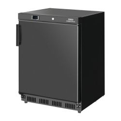 Nisbets Essentials Undercounter Freezer Black - 140Ltr