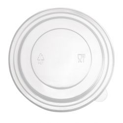 Fiesta Recyclable PET Round Salad Bowl Lids (300 Pack)