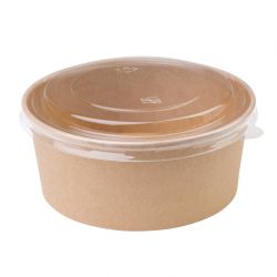 Fiesta Recyclable PET Round Salad Bowl Lids (300 Pack)