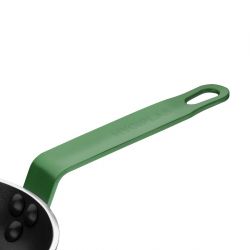 Hygiplas Non-Stick Teflon Aluminium Platinum Plus Frying Pan with Green Handle 200mm