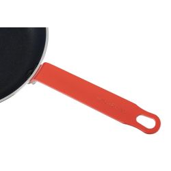 Hygiplas Aluminium Non-Stick Teflon Platinum Plus Frying Pan with Red Handle 24cm