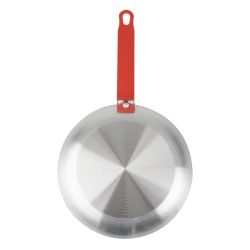 Hygiplas Aluminium Non-Stick Teflon Platinum Plus Frying Pan with Red Handle 24cm