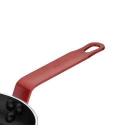 Hygiplas Non-Stick Teflon Aluminium Platinum Plus Frying Pan with Red Handle 280mm