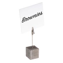 APS Concrete Effect Table Stand Square With Peg (4 pack)