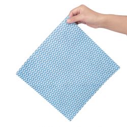 Nisbets Essentials Non-Woven Cloth Blue (Roll of 300 Sheets) (Pack of 300)
