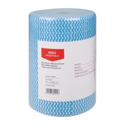 Nisbets Essentials Non-Woven Cloth Blue (Roll of 300 Sheets) (Pack of 300)