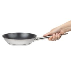 Vogue Stainless Steel Non-Stick Teflon Platinum Plus Frying Pan 20cm