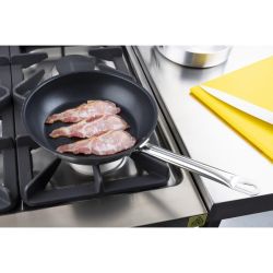 Vogue Stainless Steel Non-Stick Teflon Platinum Plus Frying Pan 24cm