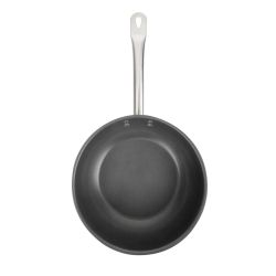 Vogue Stainless Steel Non-Stick Teflon Platinum Plus Saut Pan 24cm