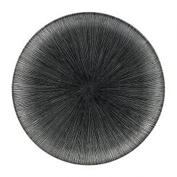 Churchill Studio Prints Agano Coupe Plates Black 288mm (12 Pack)