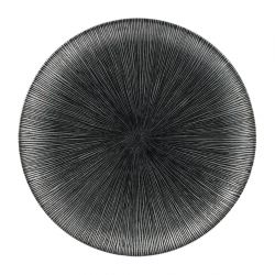 Churchill Studio Prints Agano Coupe Plates Black 260mm (12 Pack)