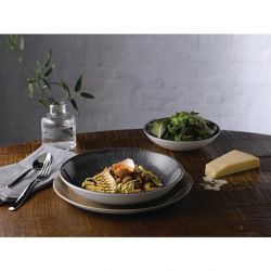 Churchill Studio Prints Agano Coupe Bowls Black 248mm (12 Pack)