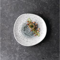 Churchill Studio Prints Mineral Blue Centre Organic Round Plates 210mm (12 Pack)