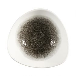 Churchill Studio Prints Raku Triangle Bowls Quartz Black 185mm 370ml (12 Pack)
