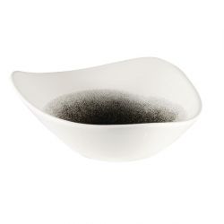 Churchill Studio Prints Raku Triangle Bowls Quartz Black 185mm 370ml (12 Pack)
