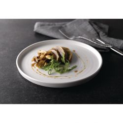 Churchill Walled Chefs Plates White 260mm (6 Pack)