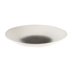 Churchill Isla Centre Print Deep Coupe Plates Quartz Black 255mm (Pack of 12)