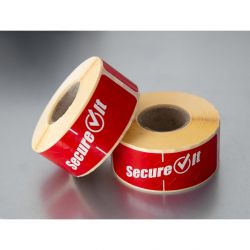 SecureIt Tamper-Resistant Removable Food Packaging Labels Small (2 x 250 Pack)
