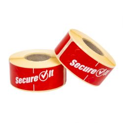 SecureIt Tamper-Resistant Removable Food Packaging Labels Small (2 x 250 Pack)