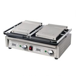 Buffalo Double Ribbed Contact Grill