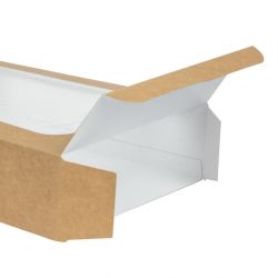 Vegware Compostable Sandwich Platters Box with Insert and Lid (50 Pack)
