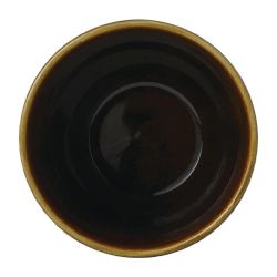 Churchill Super Vitrified Nourish Black Onyx Two Tone Chip Mugs 291ml (12 Pack)