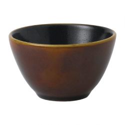Churchill Super Vitrified Nourish Cinnamon Brown Two Tone Deep Bowls 102mm (12 Pack)