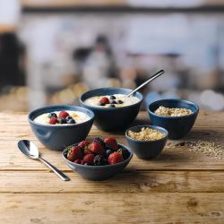 Churchill Super Vitrified Nourish Oslo Blue Snack Bowls 130mm (12 Pack)