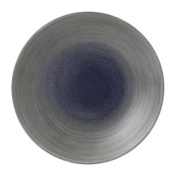 Churchill Stonecast Aqueous Grey Evolve Coupe Plates 10.25