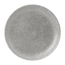 Churchill Raku Jasper Grey Evolve Coupe Plates 8.67
