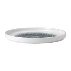 Churchill Raku Walled Plates Topaz Blue 218mm(6 Pack)
