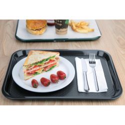 Olympia Kristallon Foodservice Tray Charcoal