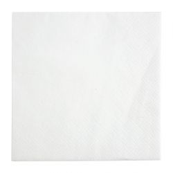 Fiesta Recyclable Cocktail Napkin White 24x24cm 2ply 1/4 Fold (4000 Pack)