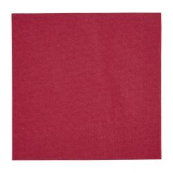 Fiesta Recyclable Lunch Napkin Bordeaux 33x33cm 2ply 1/4 Fold (2000 Pack)