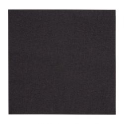 Fiesta Recyclable Lunch Napkin Black 33x33cm 2ply 1/4 Fold (2000 Pack)