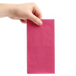Fiesta Recyclable Lunch Napkin Pink 33x33cm 2ply 1/8 Fold (2000 Pack)
