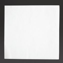 Fiesta Recyclable Dinner Napkin White 40x40cm 2ply 1/4 Fold (2000 Pack)